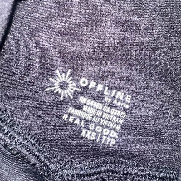 Aerie Offline Black Athletic Skort Skirt XXS - Picture 3 of 4